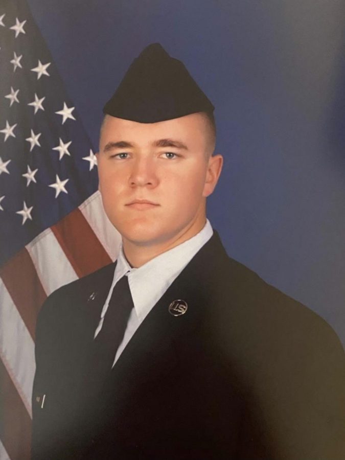 A1C NIGHT LOGAN: He was once a Canyon student but now serves with the United States Air Force.