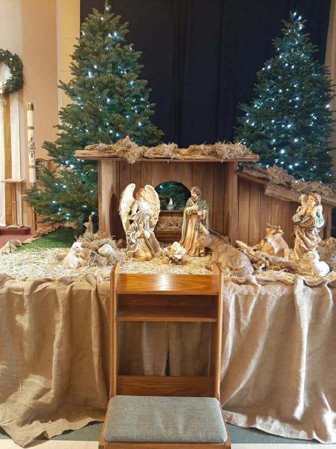Through the years many churches take part in making a Nativity scene. Last year Sta. Clara de Asis Church took participation and made this beautiful scene.
