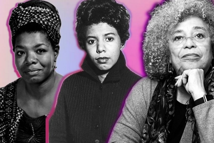 Maya Angelou, Lorraine Hansberry, and Angela Davis are three different writers from the 20th century who focus on their experience as African-American women