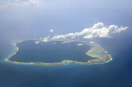 A most enticing island that is the first to appear on approach by air.