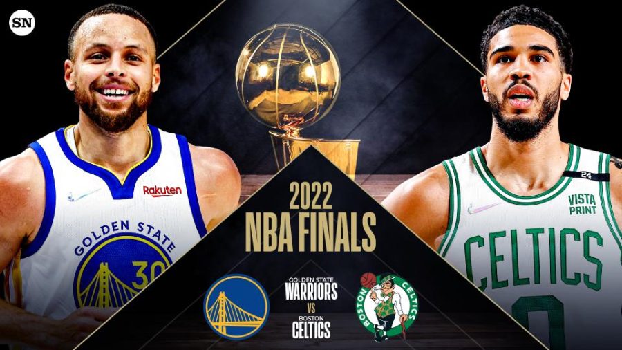 Stephen+Curry+faces+off+against+Jayson+Tatum+for+the+NBA+Finals.