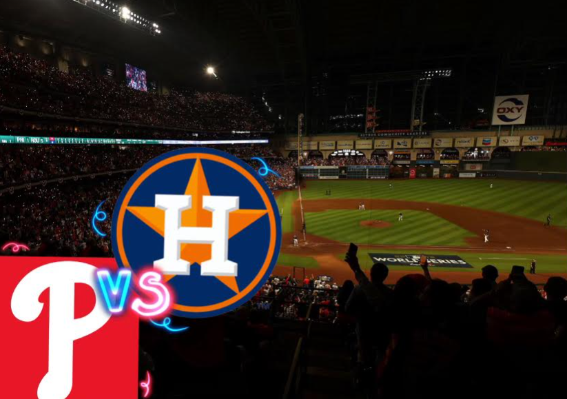 The+Philadelphia+Phillies+versus+The+Houston+Astros+in+the+2022+World+Series.