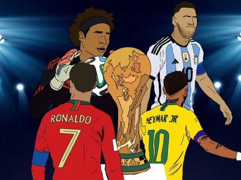 Just some of the World Cups star players like Cristiano Ronaldo and Lionel Messi.