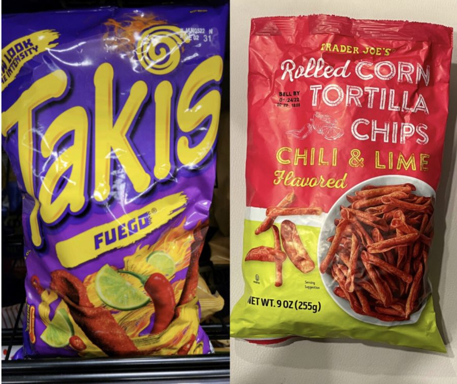 Hot+Competitors%2F%2F+In+the+epic+showdown+of+chip+vs+chip%2C+our+competitors+are+the+original+taki+and+the+Trader+Joe%E2%80%99s+Rolled+Corn+Tortilla+Chips.+Who+will+take+the+crown%3F