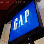 MILAN, LOMBARDY, ITALY - MAY 28: Sign of a Gap clothing store. May 28, 2011 in Milan, Lombardy, Italy