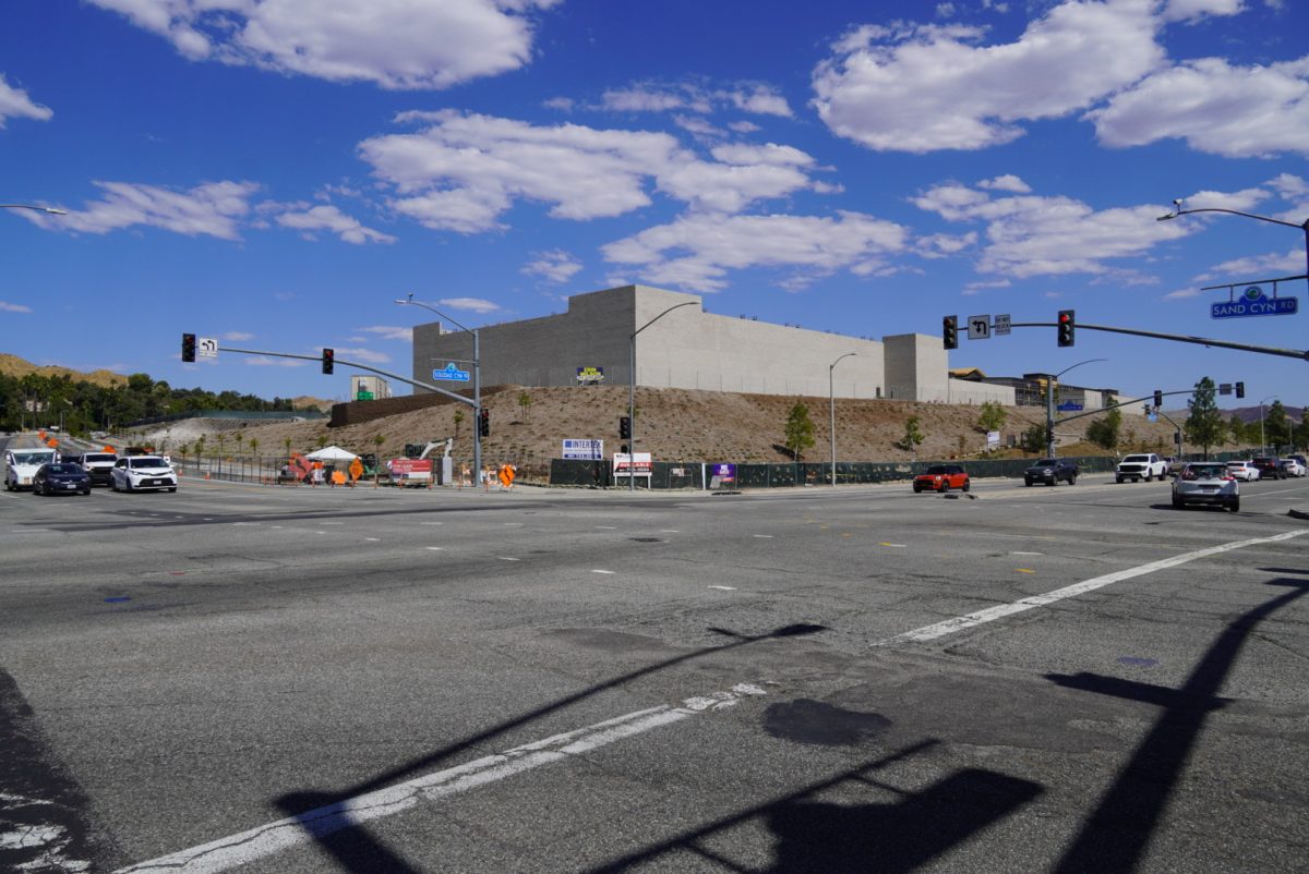 A street view of what will be the Sprouts supermarket.