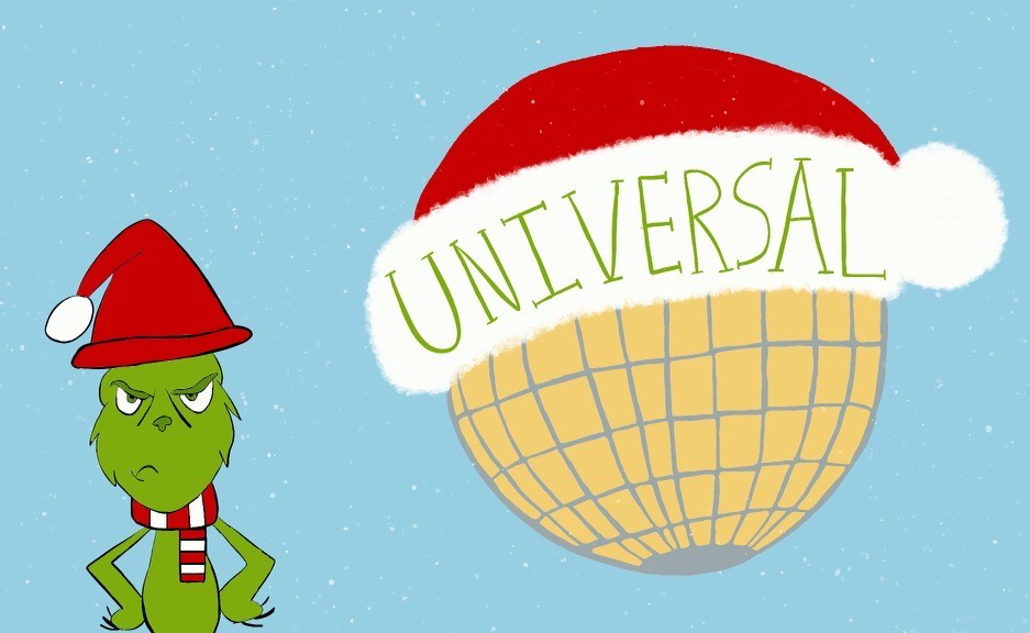 There's no escaping the holiday spirit at Universal Studios!