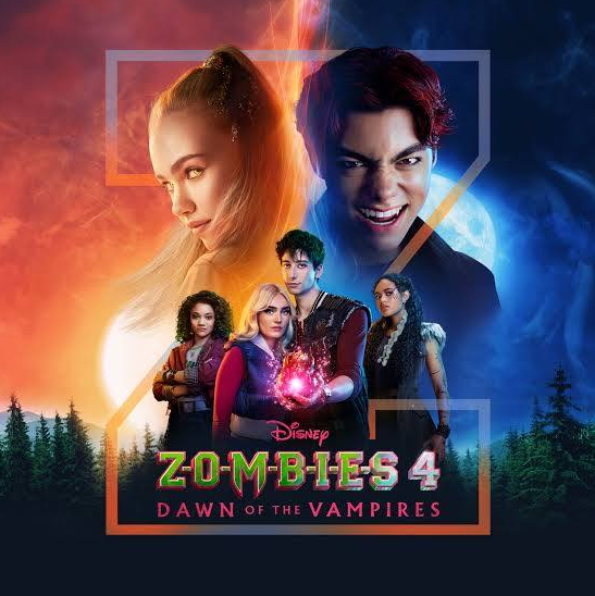 Movie poster for Disney's "Zombies 4: Dawn of the Vampires"