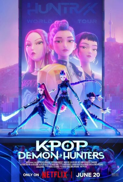 Netflix's poster of their new hit film, KPop Demon Hunters.
