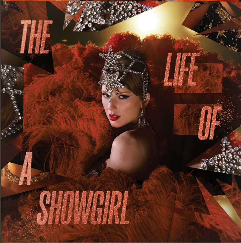An alternate cover to Swift's album "The Life of a Showgirl"