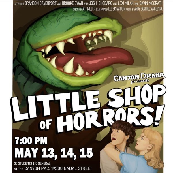 Play poster for "Little Shop of Horrors"