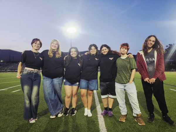 The Goblins at Senior Sunset [Left to Right: Elise Haupt, Kayleigh Behar, Isys Garcia Morrison, Vee Segovia, Malia Tyra, Asher Parks, Lily Angelo]